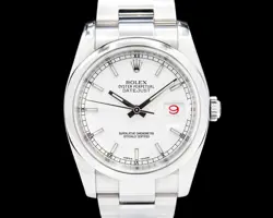 ROLEX 116200 DATEJUST 36MM WHITE DIAL SS / OYSTER