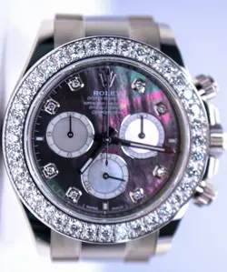 2024 ROLEX DAYTONA REF. 126579RBR - WHITE GOLD, BLACK MOTHER OF PEARL