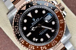 2022 ROLEX GMT-MASTER II ROOTBEER TWO TONE 18K EVEROSE GOLD 126711CHNR FULL SET