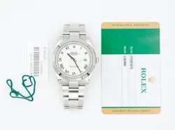 ROLEX DATEJUST 126300 WITH CARD STAINLESS STEEL WHITE DIAL ROMAN