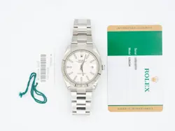 ROLEX DATEJUST 126334 WITH CARD STAINLESS STEEL WHITE GOLD 41MM