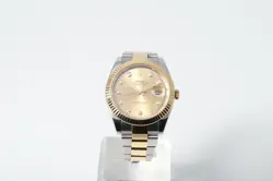 Rolex Datejust 41 Champagne Diamon Dial 126333 Steel & Gold Men's Watch