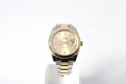 Rolex Datejust 41 Champagne Diamon Dial 126333 Steel & Gold Men's Watch