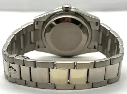 P SERIAL 2000 ROLEX 18k WG PRESIDENT WATCH CUSTOM DIAMOND DIAL & BEZEL 118239