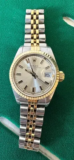 18K GOLD/STAINLESS WATCH
