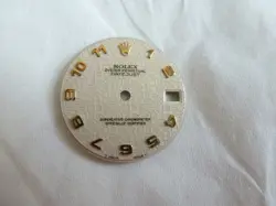 DIAL IVORY/SILVER ARABIC