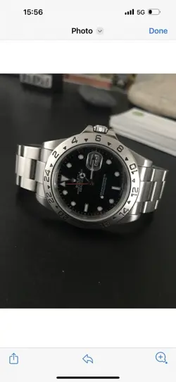 2002 ROLEX EXPLORER II  40MM BLACK DIAL STAINLESS STEEL 16570 WATCH