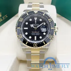 ROLEX SEA-DWELLER 126603 TWO TONE STEEL AND YELLOW GOLD 43MM BLACK DIAL