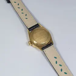 LADY ROLEX OYSTER PERPETUAL DATE 18K SOLID GOLD FLUTED BEZEL DIAMONDS DIAL