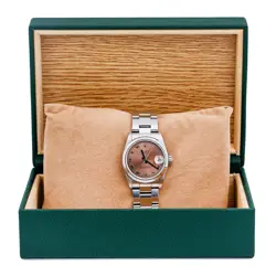 ROLEX DATEJUST 31MM 78240 SALMON ROMAN DIAL OYSTER BRACELET