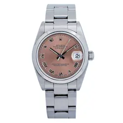 ROLEX DATEJUST 31MM 78240 SALMON ROMAN DIAL OYSTER BRACELET