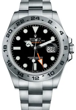 ROLEX EXPLORER II BLACK DIAL STAINLESS STEEL LUXURY MENS WATCH DISCOUNTED ONLINE