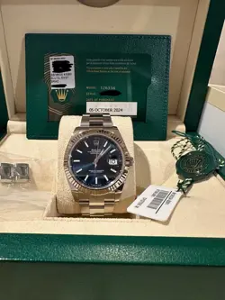 ROLEX DATEJUST 41 MM 126334 BLUE OYSTER UNWORN 2024