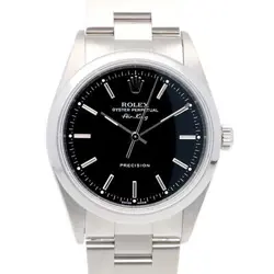 ROLEX AIR KING WATCHES 14000M STAINLESS STEEL F NUMBER 2003-2004 OVERHAULED USED
