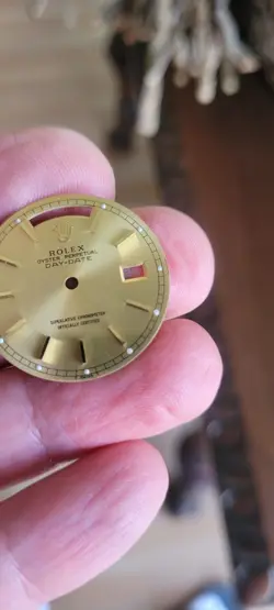 Rolex original Gold dial 18038 or 18238 president,refinished.good condition