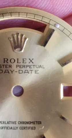 Rolex original Gold dial 18038 or 18238 president,refinished.good condition