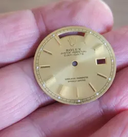 Rolex original Gold dial 18038 or 18238 president,refinished.good condition