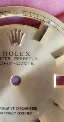 Rolex original Gold dial 18038 or 18238 president,refinished.good condition