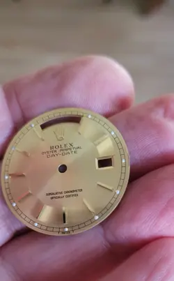 Rolex original Gold dial 18038 or 18238 president,refinished.good condition