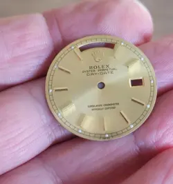 Rolex original Gold dial 18038 or 18238 president,refinished.good condition