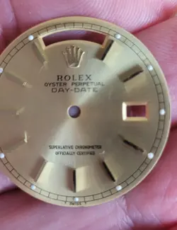 Rolex original Gold dial 18038 or 18238 president,refinished.good condition