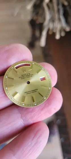 Rolex original Gold dial 18038 or 18238 president,refinished.good condition