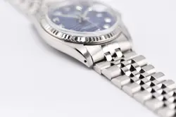 Rolex Datejust Ref.16014 Stainless Steel & White Gold 36mm Computer Blue Dial