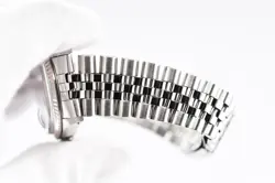 Rolex Datejust Ref.16014 Stainless Steel & White Gold 36mm Computer Blue Dial