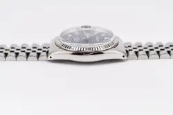 Rolex Datejust Ref.16014 Stainless Steel & White Gold 36mm Computer Blue Dial