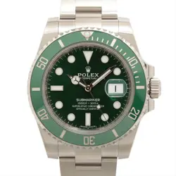 ROLEX SUBMARINER 116610LV SS AT GREEN-FACE 1 EXTRA LINK