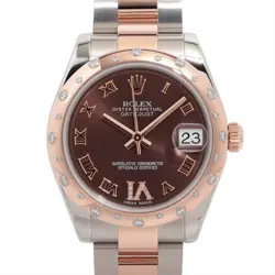 ROLEX DATEJUST 178341 SS×PG AT CHOCOLATE-FACE
