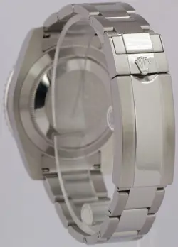 ROLEX SUBMARINER DATE BLUE DIAMOND SAPPHIRE STAINLESS STEEL 40MM 116610 WATCH