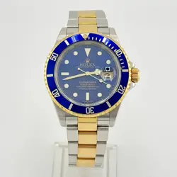 GOLD BLUE DIAL/BEZEL