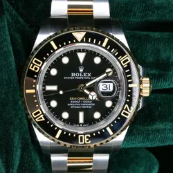 NEW UNWORN 2024 Rolex Sea-Dweller Two-Tone Black Steel Yellow Gold 126603