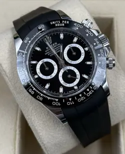 ROLEX DAYTONA 116500LN CERAMIC BLACK DIAL STAINLESS STEEL 40MM MEN'S WATCH 2022