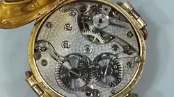 ANTIQUE 9CT GOLD ROLEX TRENCH WATCH NOT WORKING