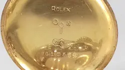 ANTIQUE 9CT GOLD ROLEX TRENCH WATCH NOT WORKING