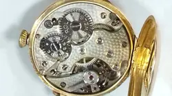 ANTIQUE 9CT GOLD ROLEX TRENCH WATCH NOT WORKING