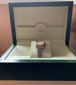 Rolex Lady Date Adjust Watch Model 69173-Stainless Steel & 18ct Yellow Gold