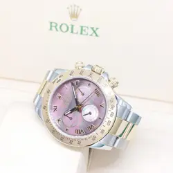 ROLEX 40MM MOP TAHITIAN ROMAN 2 TONE DAYTONA REF: 116523 (M SERIES)