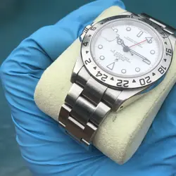 Rolex Explorer II 16570 Polar White Dial Steel Oyster Bracelet with Steel Bezel