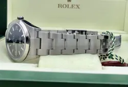 Rolex Explorer 214270 Steel Oyster Bracelet with Steel Bezel Black Dial