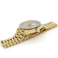 Rolex Datejust President Ref.6927 18K Gold Diamonds 26mm Ladies Watch #W71144-1