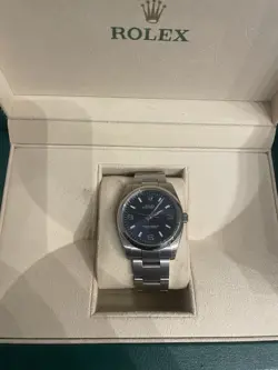 ROLEX OYSTER PERPETUAL SILVER