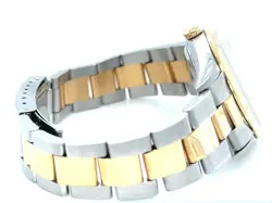 Rolex 15203 P Tritium Oyster Perpetual Date Two-Tone Gray Dial 34mm c.2000