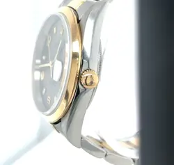 Rolex 15203 P Tritium Oyster Perpetual Date Two-Tone Gray Dial 34mm c.2000