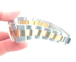 Rolex 15203 P Tritium Oyster Perpetual Date Two-Tone Gray Dial 34mm c.2000