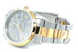 Rolex 15203 P Tritium Oyster Perpetual Date Two-Tone Gray Dial 34mm c.2000