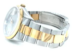 Rolex 15203 P Tritium Oyster Perpetual Date Two-Tone Gray Dial 34mm c.2000