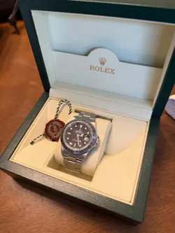 ROLEX EXPLORER 2 16570 WITH BOX AND SERVICE CARD